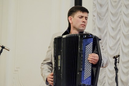 Сергей Осокин (аккордеон, Москва) и Александр Поелуев (аккордеон, Ростов-на-Дону)