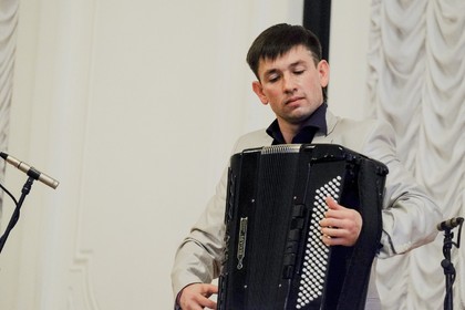 Сергей Осокин (аккордеон, Москва) и Александр Поелуев (аккордеон, Ростов-на-Дону)
