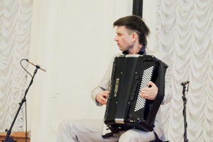 Сергей Осокин (аккордеон, Москва) и Александр Поелуев (аккордеон, Ростов-на-Дону)