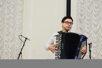Сергей Осокин (аккордеон, Москва) и Александр Поелуев (аккордеон, Ростов-на-Дону)